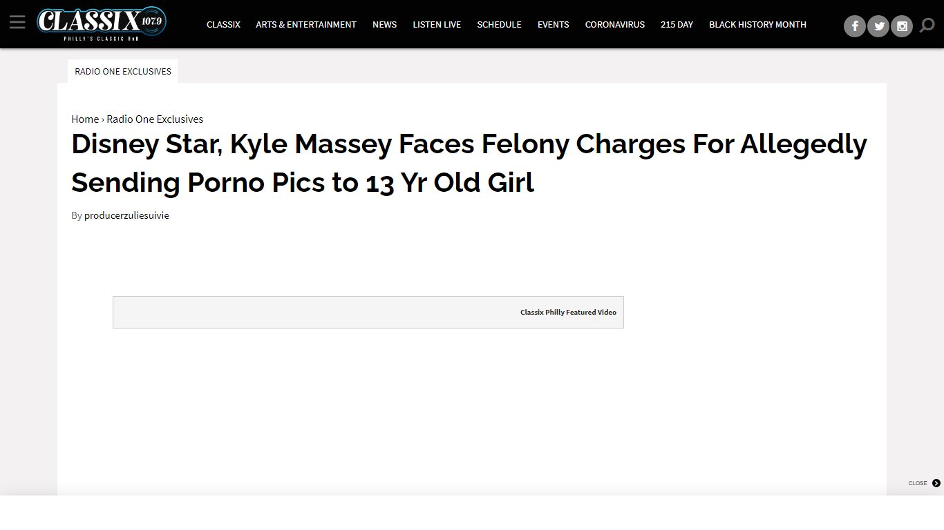 Disney Star, Kyle Massey Faces Felony Charges For Allegedly Sending ...